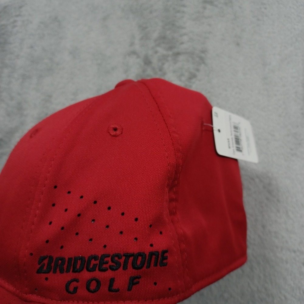 Arkansas Razorbacks Hat Mens Red Golf Bridgestone NWT - Picture 2 of 7
